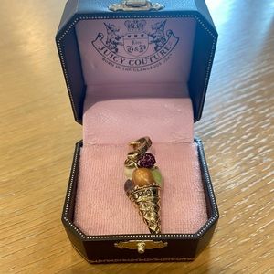 RARE Juicy Couture Gelato Ice Cream Cone Charm